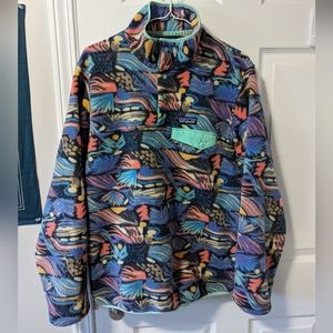 Patagonia Retro Print Fleece Synchilla Sweater